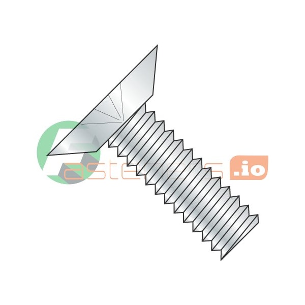 Newport Fasteners #10-24 x 7/8 in Phillips Flat Machine Screw, Zinc Plated Steel, 6000 PK 397672 - main